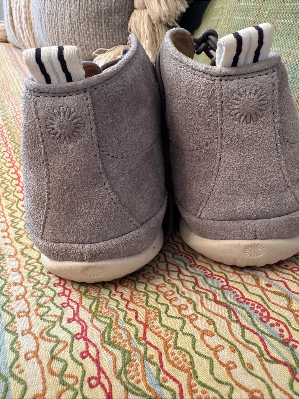 UGG Cali Chukka Suede Ankle Boots Gray Size 7.5 Casual